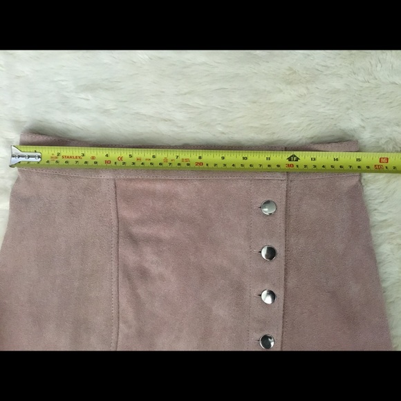 Host pick! Free People Suede blush skirt M - Picture 7 of 8